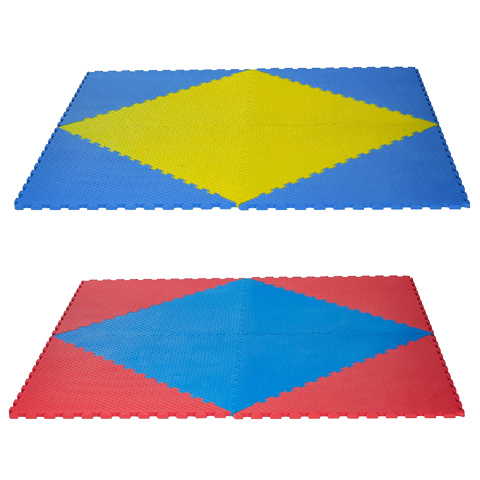 Triangle/Octagon Corner 1x1m Interlocking Dojo Mat
